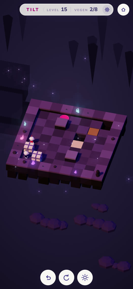 Een level in Tilt in De Mijn